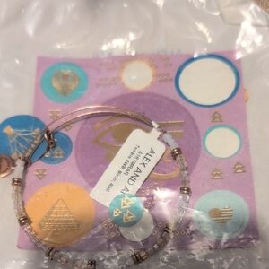 Alex and Ani Rose Gold and Silver Bracelet